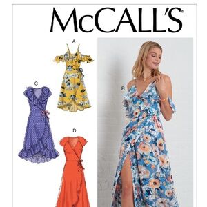 M7745 McCall's Sewing Pattern Misses' Dresses SIZES 6-14